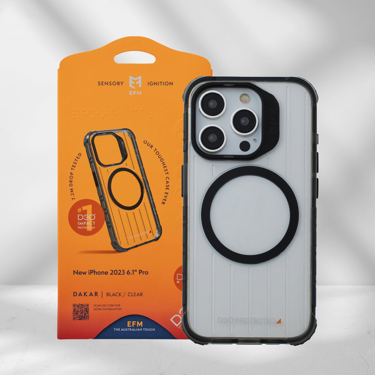 EFM Dakar Case Armour with D3O BIO - For iPhone 15 Pro Max