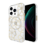 Case-Mate Floral Gems MagSafe CaseFor iPhone 15 Pro - Gold