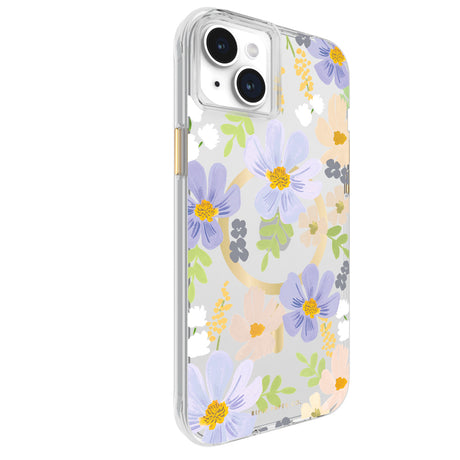 Case-Mate Rifle Paper MagSafe CaseFor iPhone 15 Plus - Pastel Marguerite