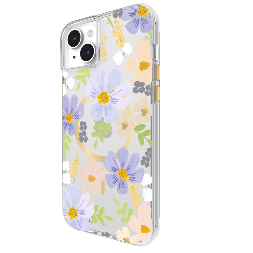 Case-Mate Rifle Paper MagSafe CaseFor iPhone 15 Plus - Pastel Marguerite