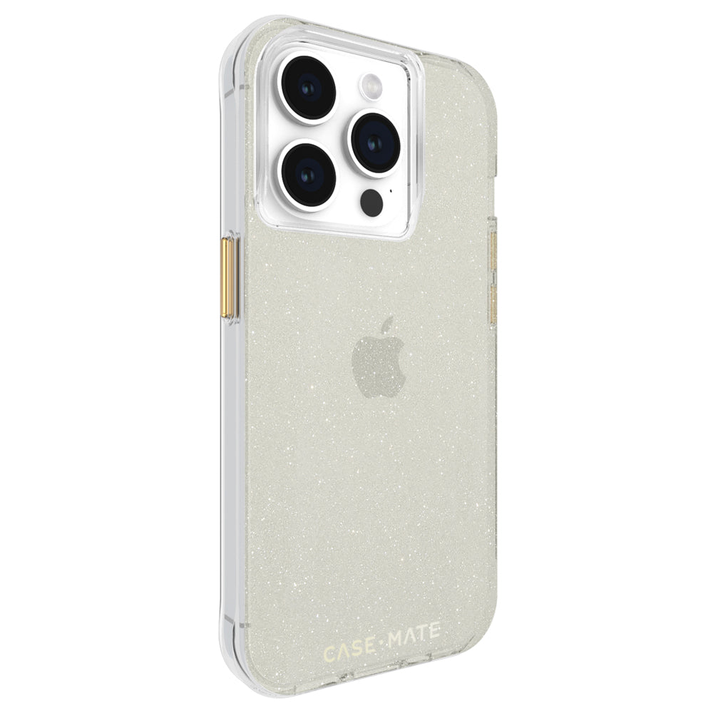 Case-Mate Sheer Crystal CaseFor iPhone 15 Pro - Gold