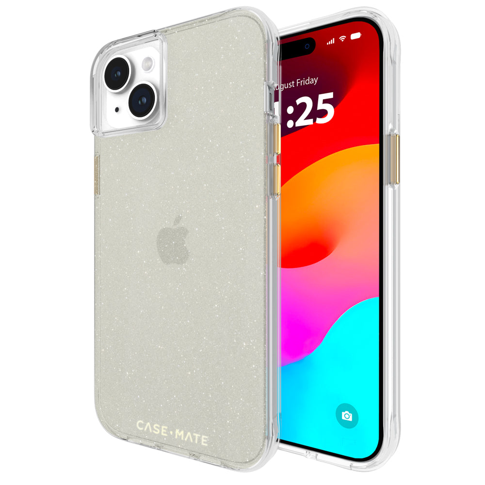Case-Mate Sheer Crystal CaseFor iPhone 15 Plus - Gold