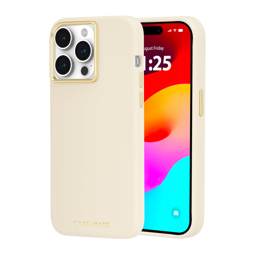 Case-Mate Silicone MagSafe CaseFor iPhone 15 Pro Max - Beige