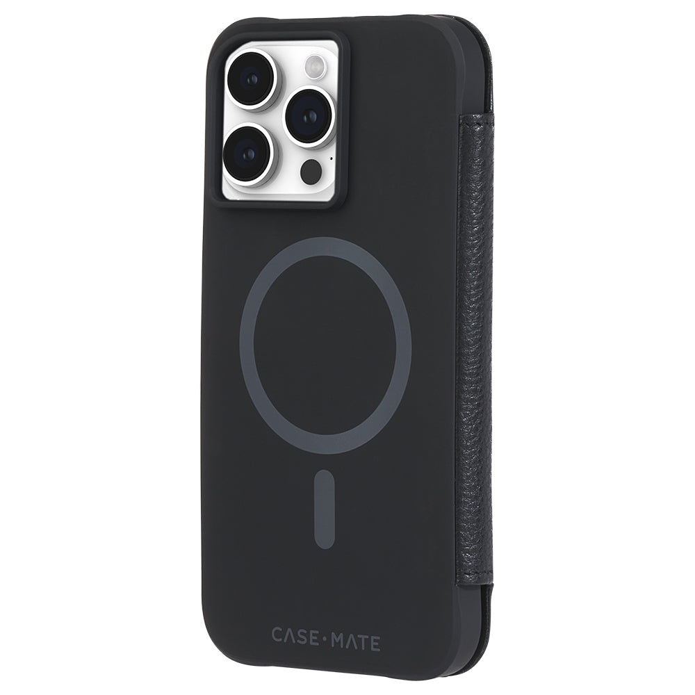 Case-Mate Wallet Folio MagSafe CaseFor iPhone 15 Pro Max - Black