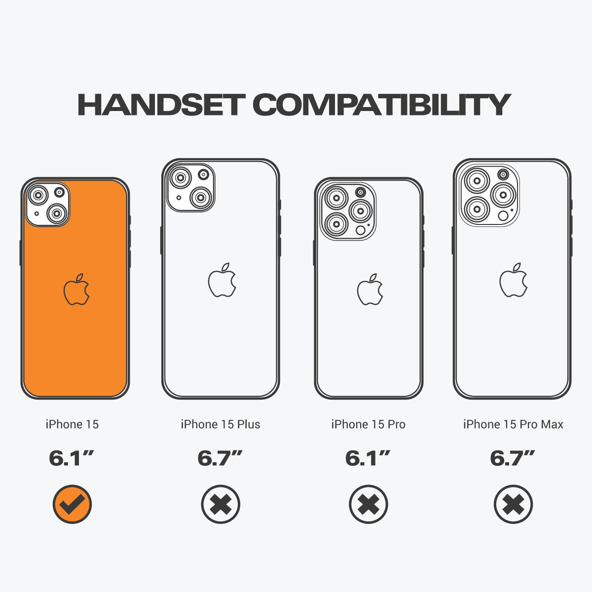 EFM Alta Case Armour with D3O BIOFor iPhone 15