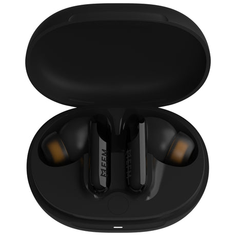 EFM Chicago TWS EarbudsWith Advanced Active Noise Cancelling - Black