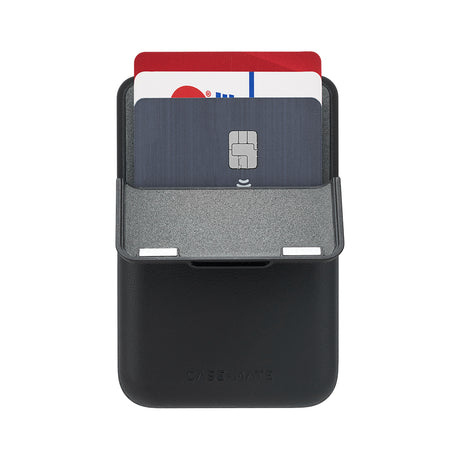 Case-Mate Magnetic Leather Flip Wallet CaseFor MagSafe - Black