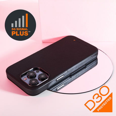 EFM Monaco Wallet Case Armour with D3O 5G Signal Plus TechnologyFor iPhone 15 Pro