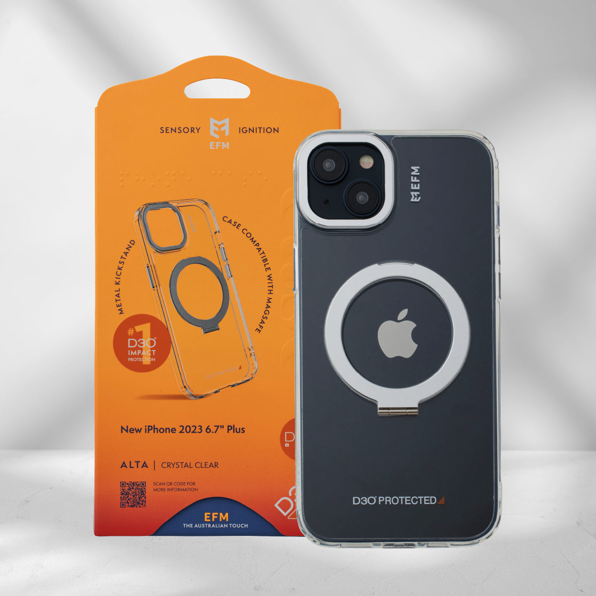 EFM Alta Case Armour with D3O BIOFor iPhone 15 Plus