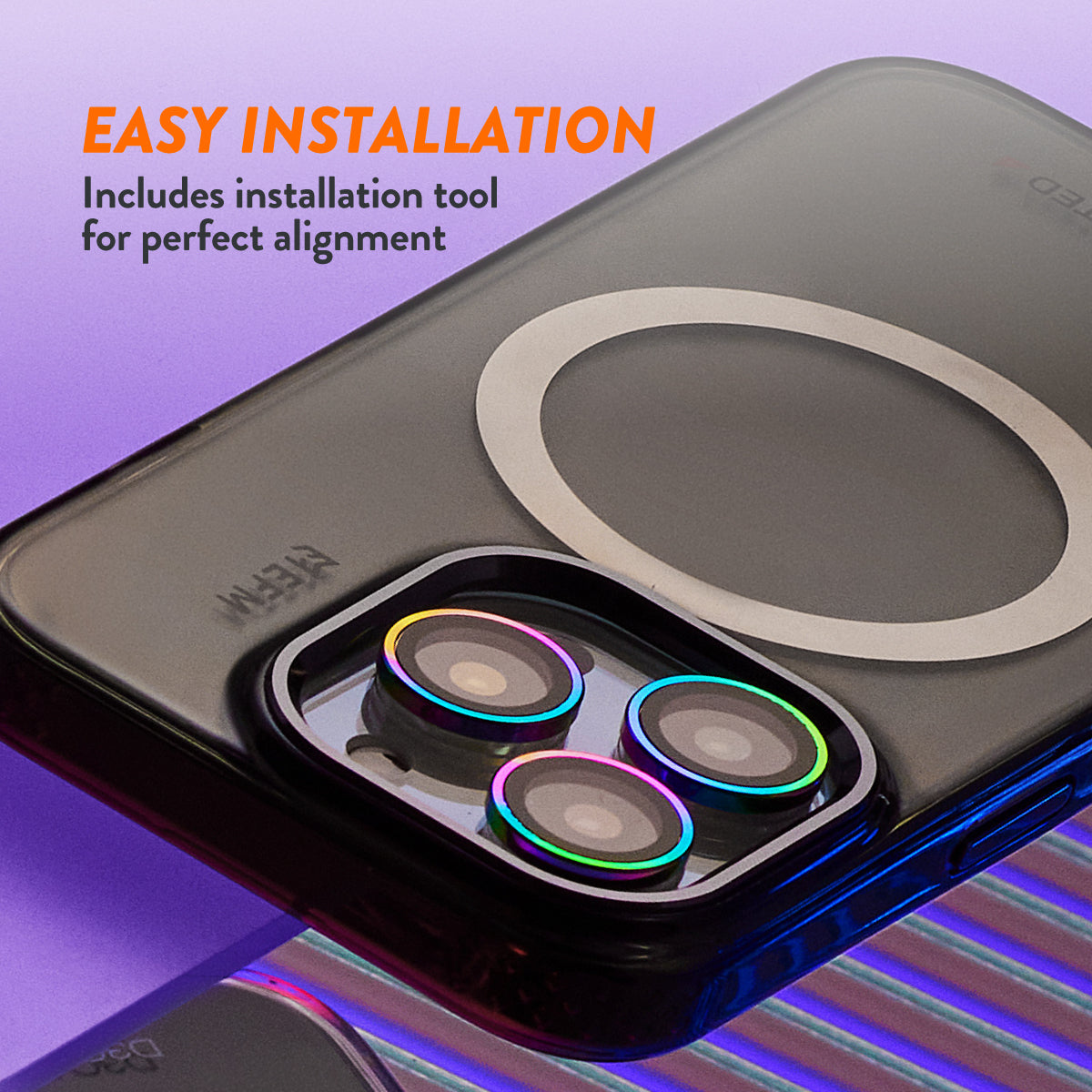 EFM Camera Lens Armour - For iPhone 15/15 Plus