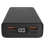 EFM 20,000mAh Digital Power Bank - With 20W Output - Black