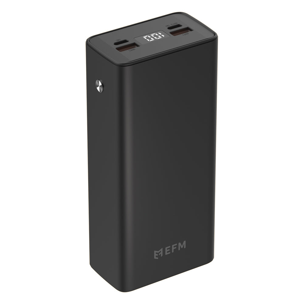 EFM 30,000mAh Digital Power Bank - With 20W Output - Black