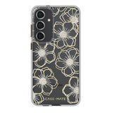 Case-Mate Floral Gems CaseFor Samsung Galaxy S24+ - Gold