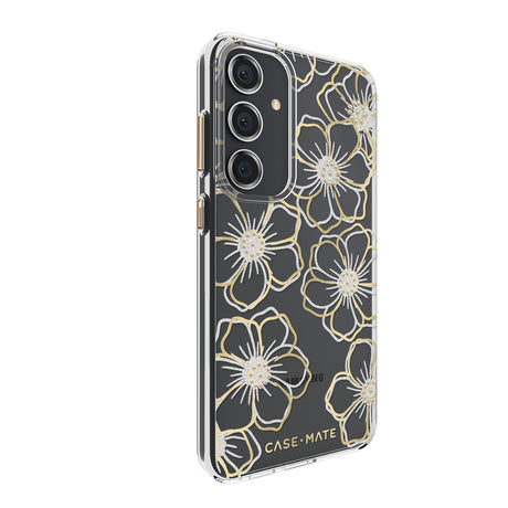 Case-Mate Floral Gems CaseFor Samsung Galaxy S24+ - Gold