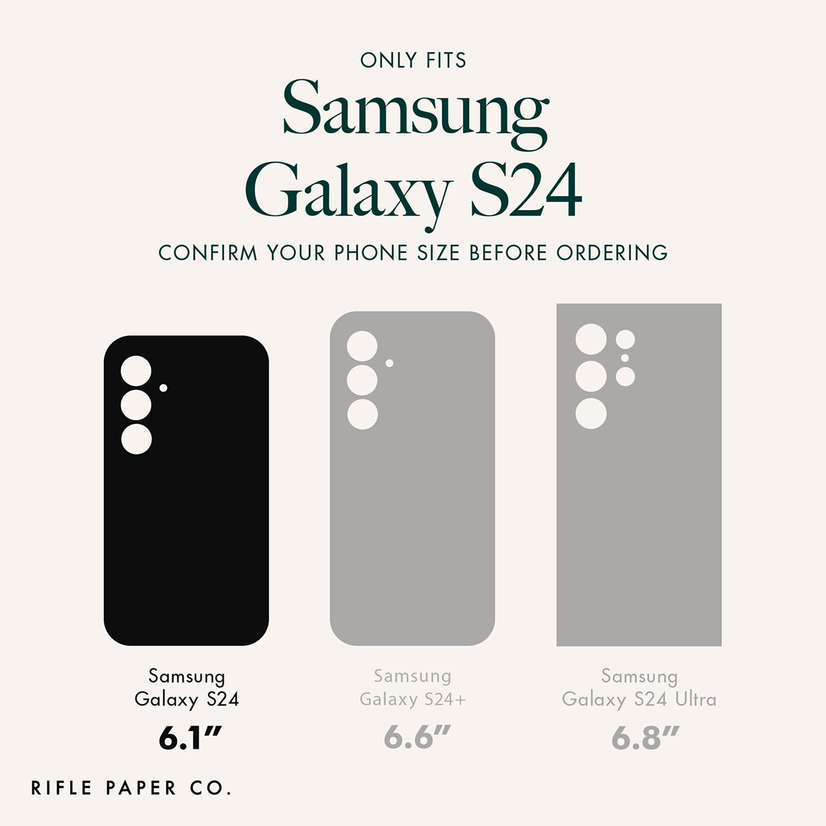 Case-Mate Rifle Paper Co CaseFor Samsung Galaxy S24 - Petite Fleurs