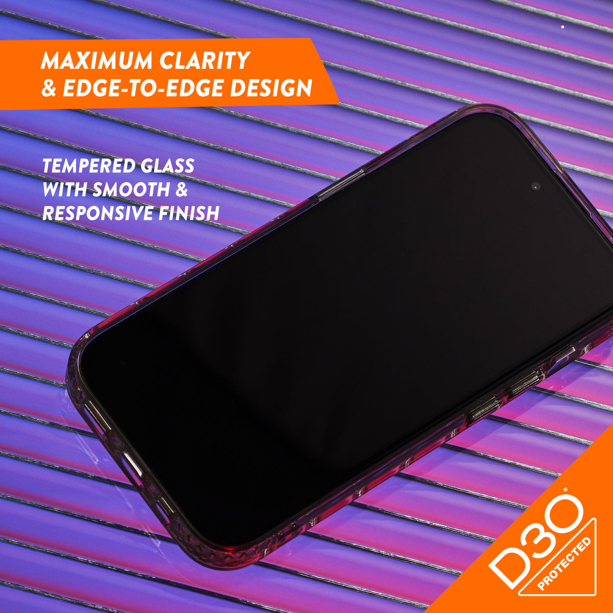 EFM ScreenSafe Glass with D3O Screen ArmourFor iPhone 15