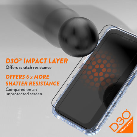 EFM ScreenSafe Glass with D3O Screen ArmourFor iPhone 15 Pro