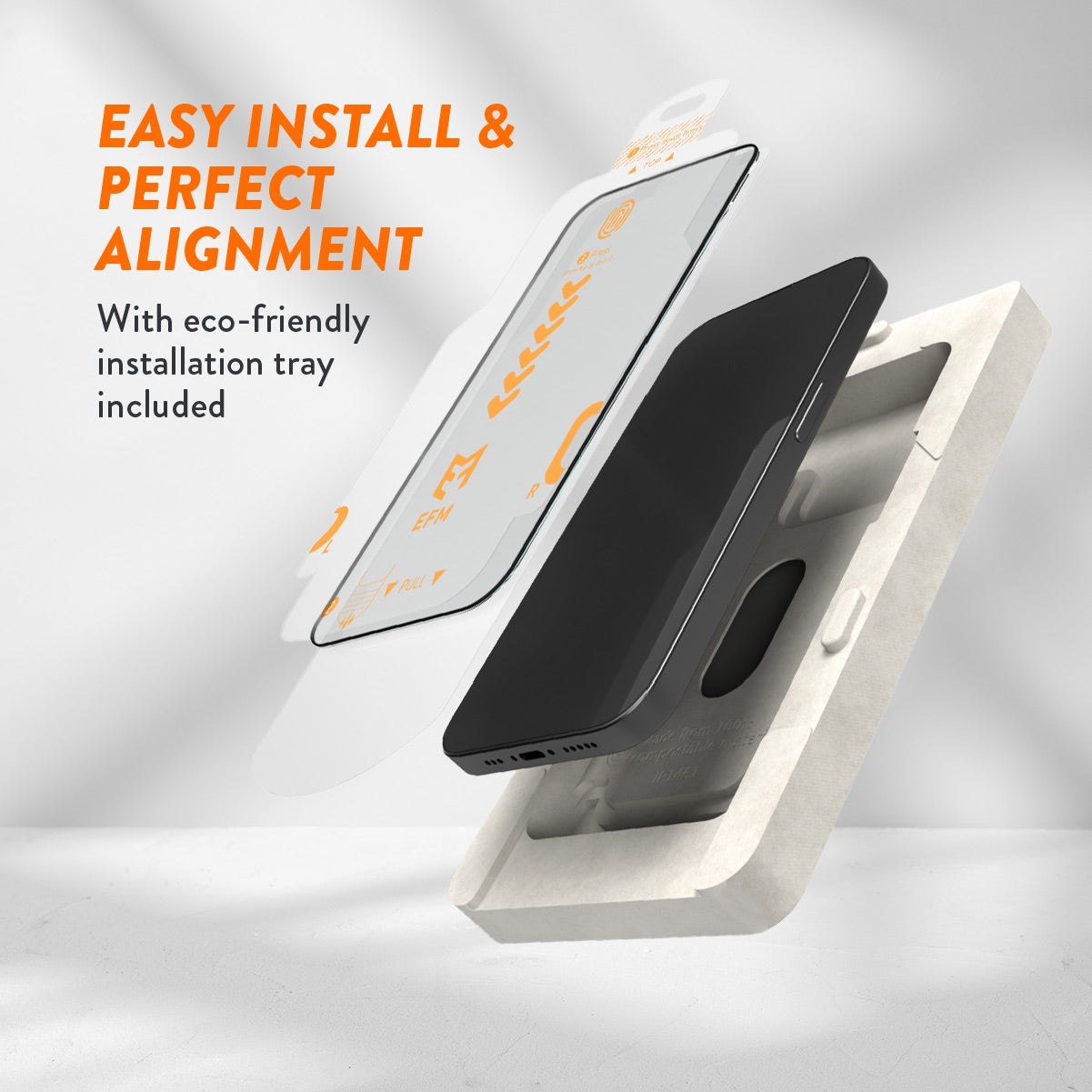 EFM Impact Glass Screen ArmourFor iPhone 15 Pro