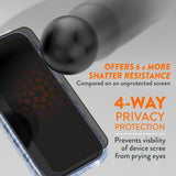 EFM Privacy Glass Screen ArmourFor iPhone 15 Pro