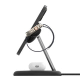 Belkin BoostCharge Pro 3-in-1Magnetic Wireless Charging Stand with Qi2 15W - Black