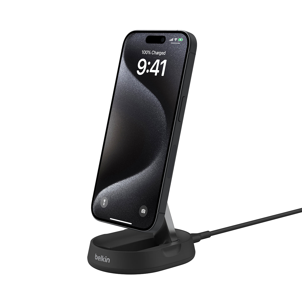 Belkin BoostCharge ProConvertible Magnetic Charging Stand with Qi2 - Black