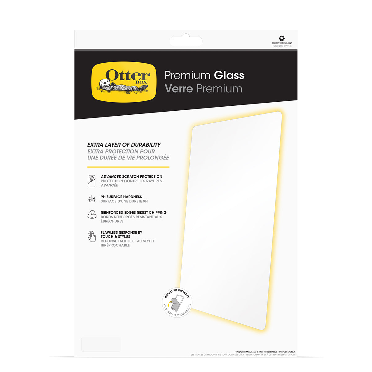 OtterBox Premium GlassScreen Protector For iPad Air (M2) 13" - Clear