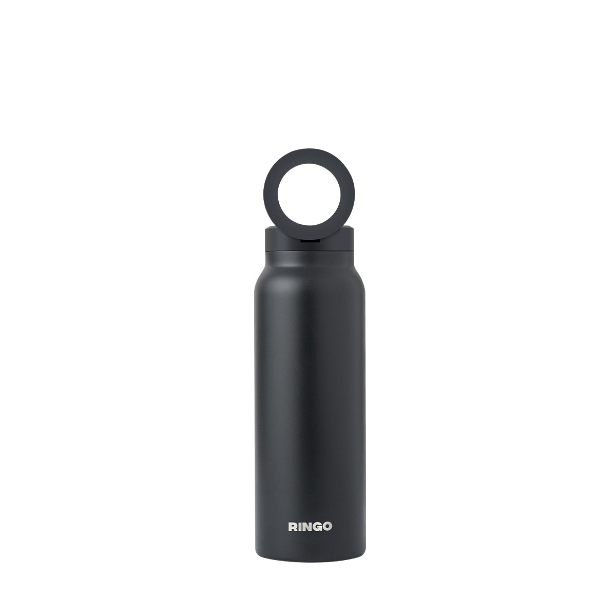 Ringo Water Bottle - with Magnetic Phone Mount - Black 710ml (24oz)