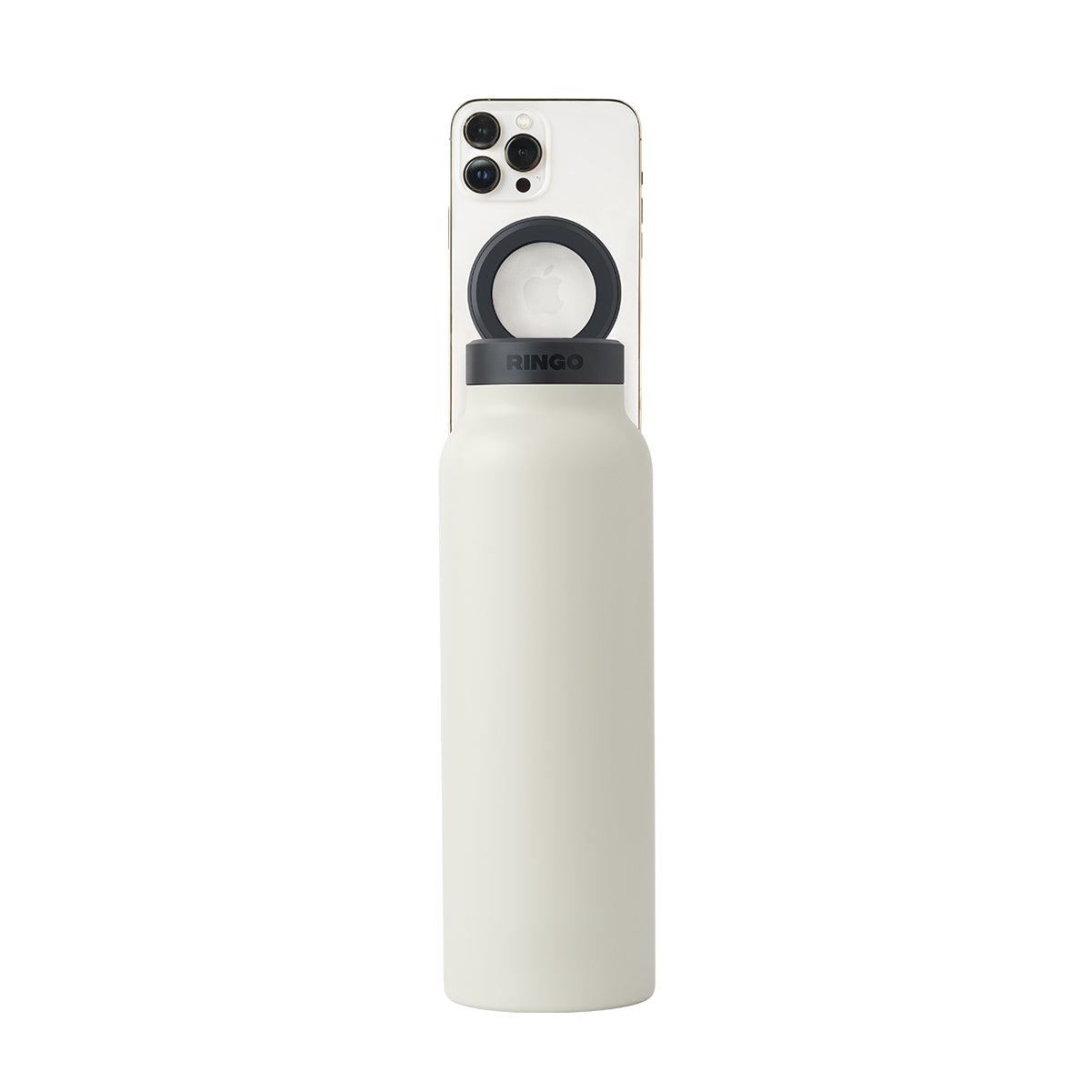 Ringo Water Bottle - with Magnetic Phone Mount - Ivory 950ml (32oz)