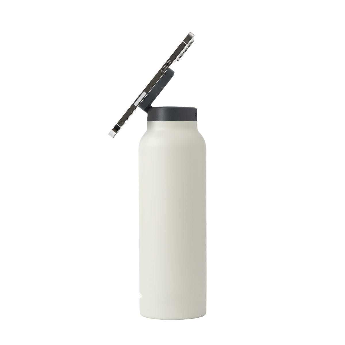 Ringo Water Bottle - with Magnetic Phone Mount - Ivory 950ml (32oz)