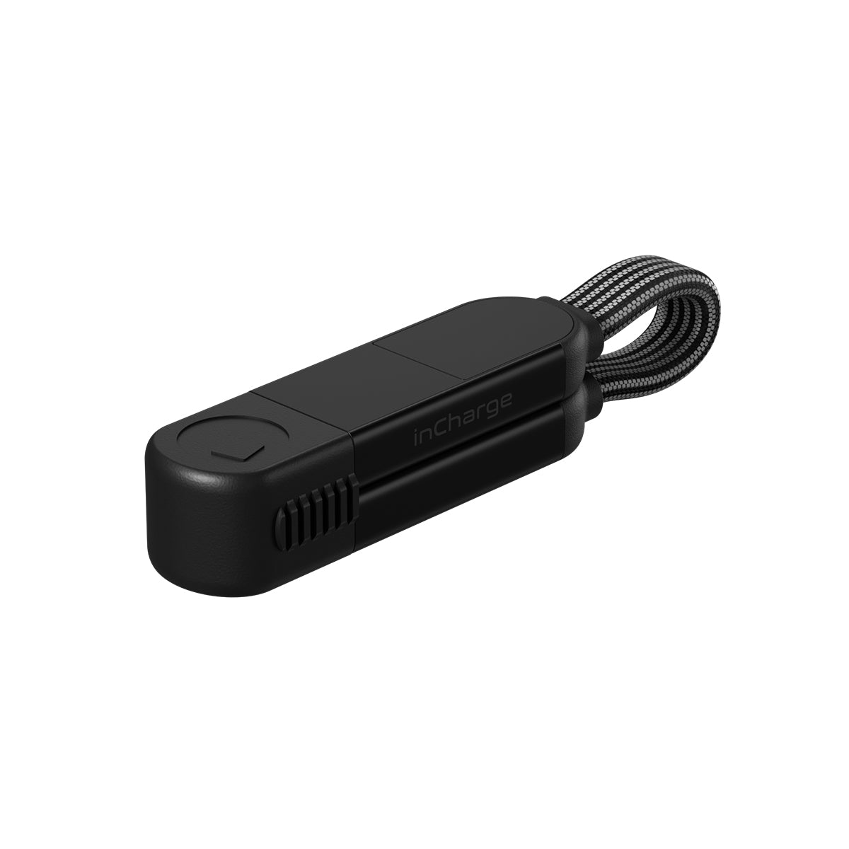 Rolling Square inCharge X100W 6 in 1 Keyring Cable - Lava Black