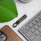 Rolling Square inCharge X100W 6 in 1 Keyring Cable - Lava Black