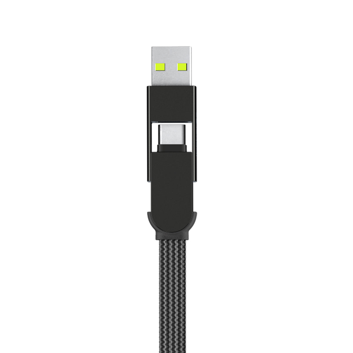 Rolling Square inCharge XL100W 6 in 1 Travel Charging Cable - 3M- Urban Black