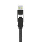 Rolling Square inCharge XL100W 6 in 1 Travel Charging Cable - 3M- Urban Black