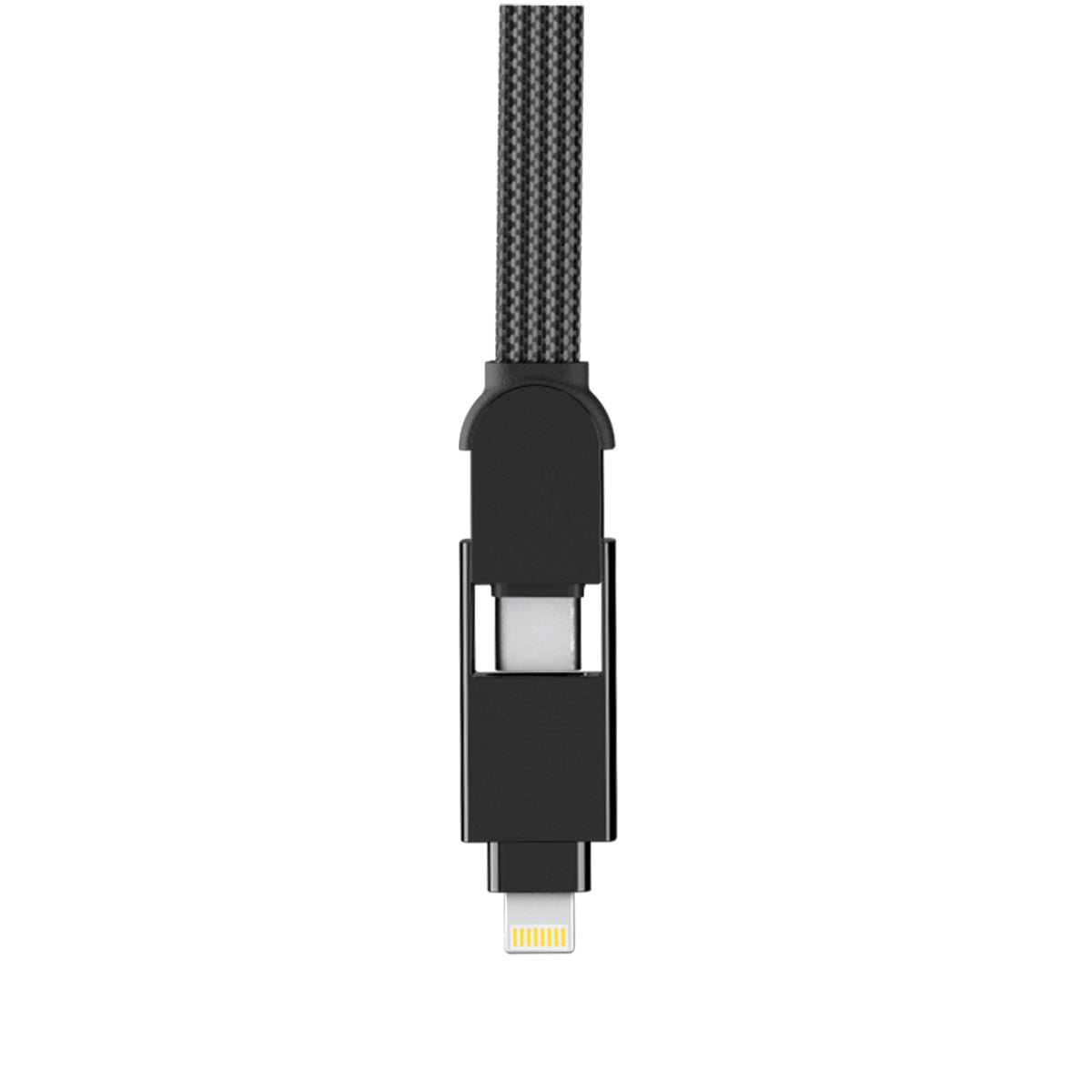 Rolling Square inCharge XL100W 6 in 1 Travel Charging Cable - 2M- Urban Black
