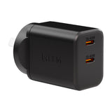 EFM ECO 40W Dual Port Wall ChargerWith GaN  Power Delivery and PPS
