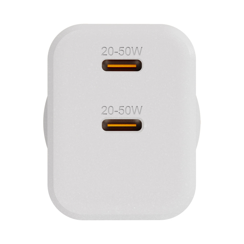 EFM ECO 50W Dual Port Wall ChargerWith GaN  Power Delivery and PPS