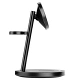 EFM Qi2 Trio Wireless Charge Stand - With 5W MFi Apple Watch Charge Pad