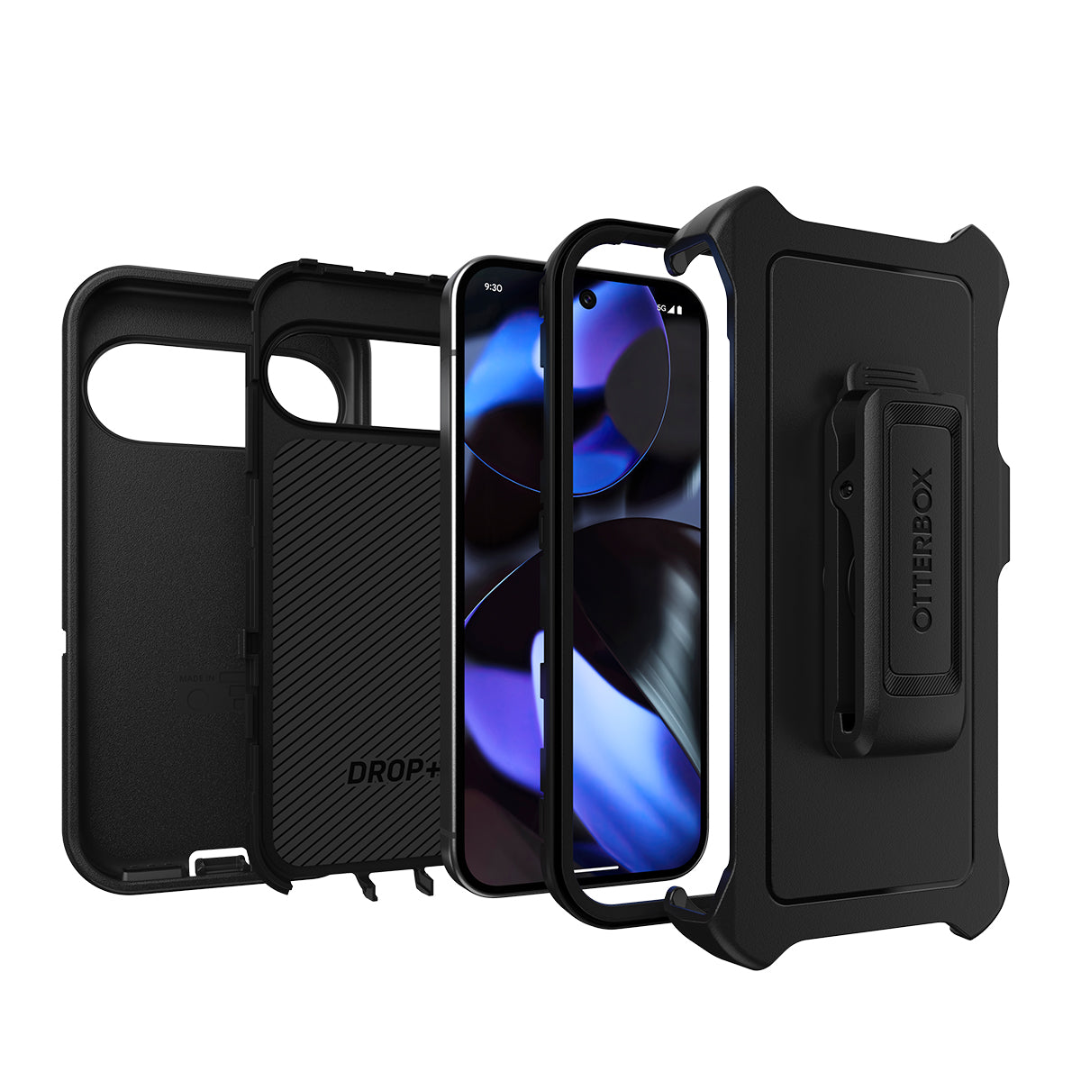 Otterbox Defender CaseFor Google Pixel 9/9 Pro - Black