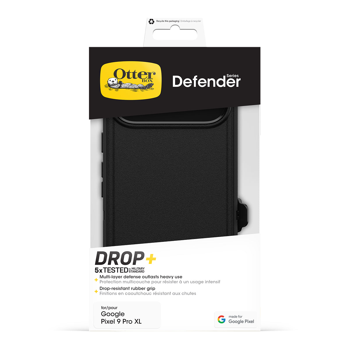 Otterbox Defender CaseFor Google Pixel 9 Pro XL - Black