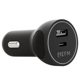 EFM 48W Car Charger - With 1M Mag-Coil USB-C Cable