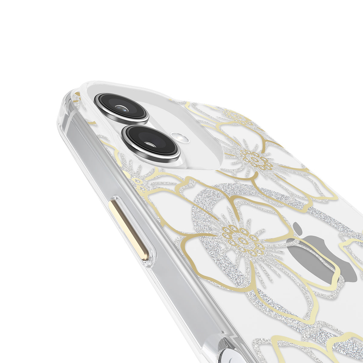 Case-Mate Floral Gems MagSafe CaseFor iPhone 16 - Gold