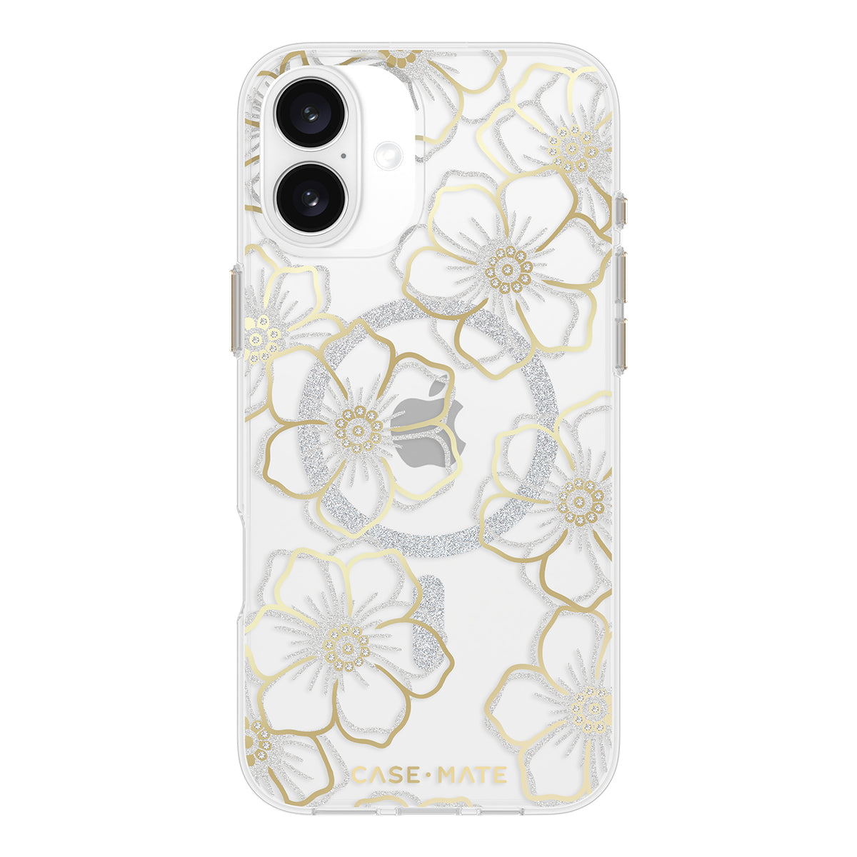 Case-Mate Floral Gems MagSafe CaseFor iPhone 16 Plus - Gold
