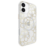 Case-Mate Floral Gems MagSafe CaseFor iPhone 16 Plus - Gold