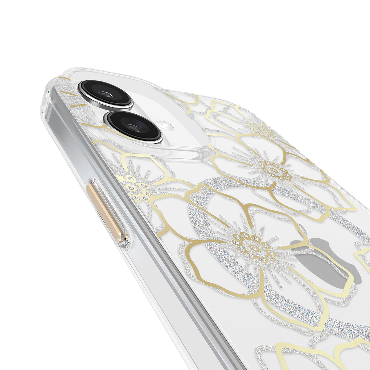 Case-Mate Floral Gems MagSafe CaseFor iPhone 16 Plus - Gold