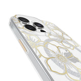 Case-Mate Floral Gems MagSafe CaseFor iPhone 16 Pro Max - Gold