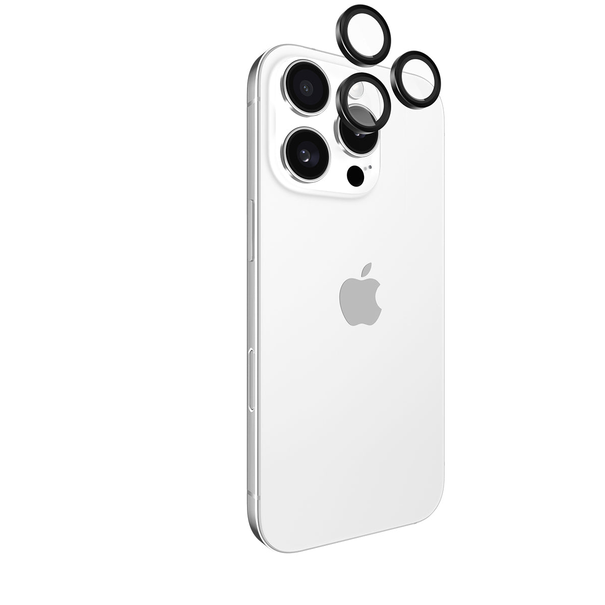 Case-Mate Aluminum Ring Lens ProtectorFor iPhone 16 Pro / 16 Pro Max - Black