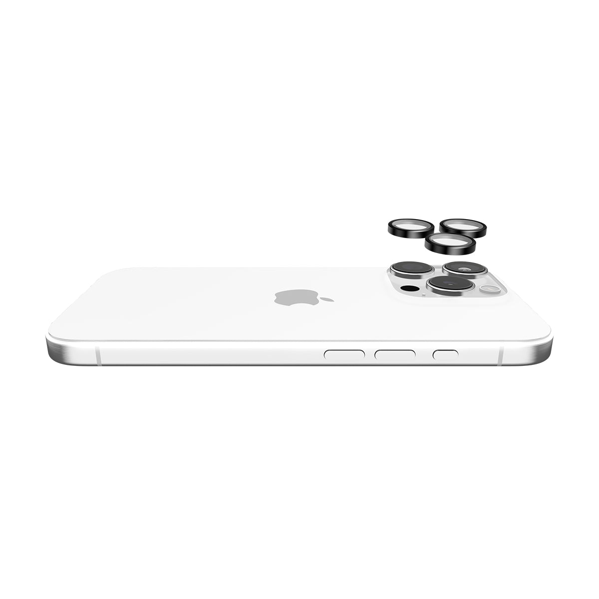 Case-Mate Aluminum Ring Lens ProtectorFor iPhone 16 Pro / 16 Pro Max - Black