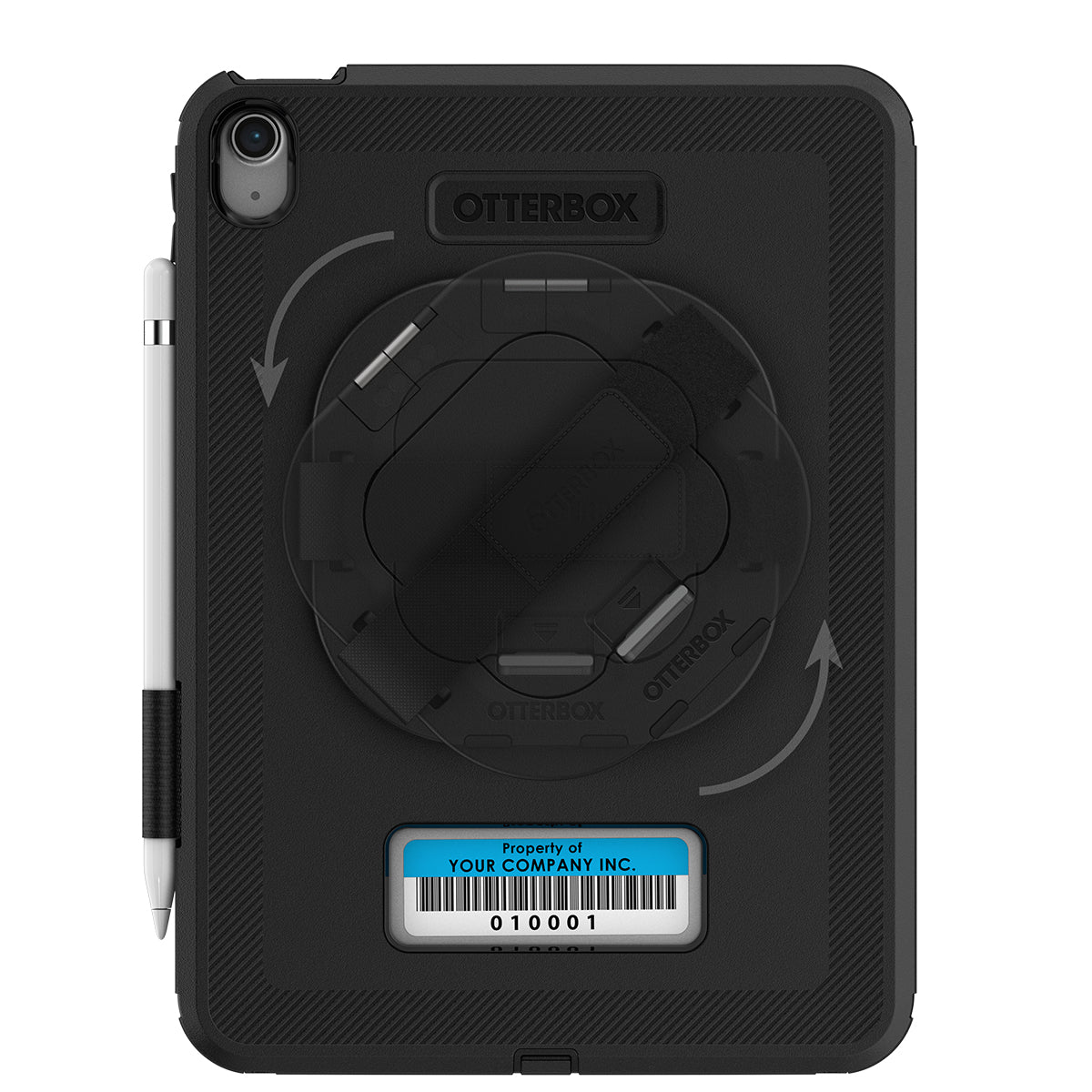 OtterBox Defender Case for Business with Handstrap and Kickstand - For iPad A16 & 10th Gen 10.9 " (No Retail Packaging) - Black
