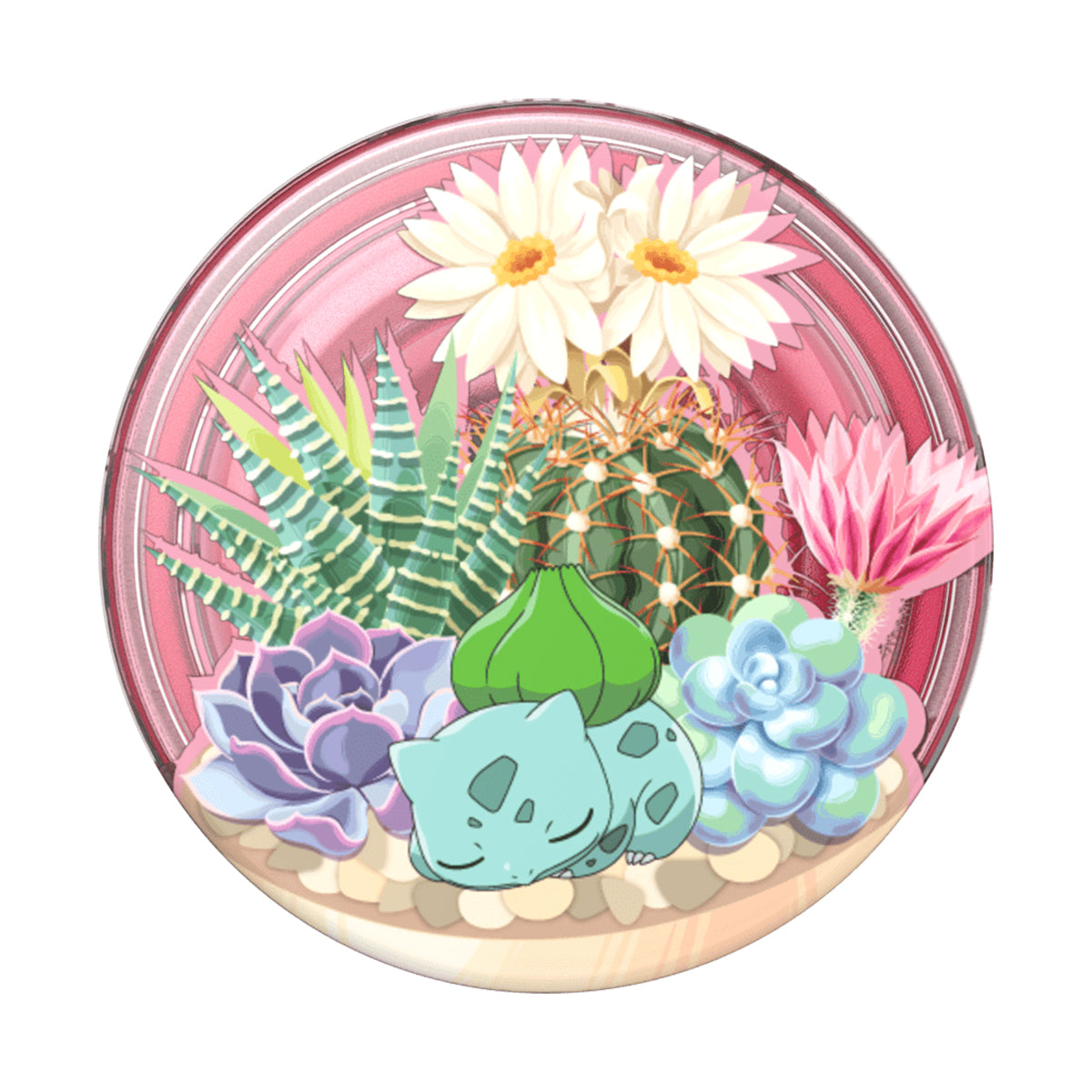 PopSockets Universal Licensed PopGripBulbasaur Terrarium