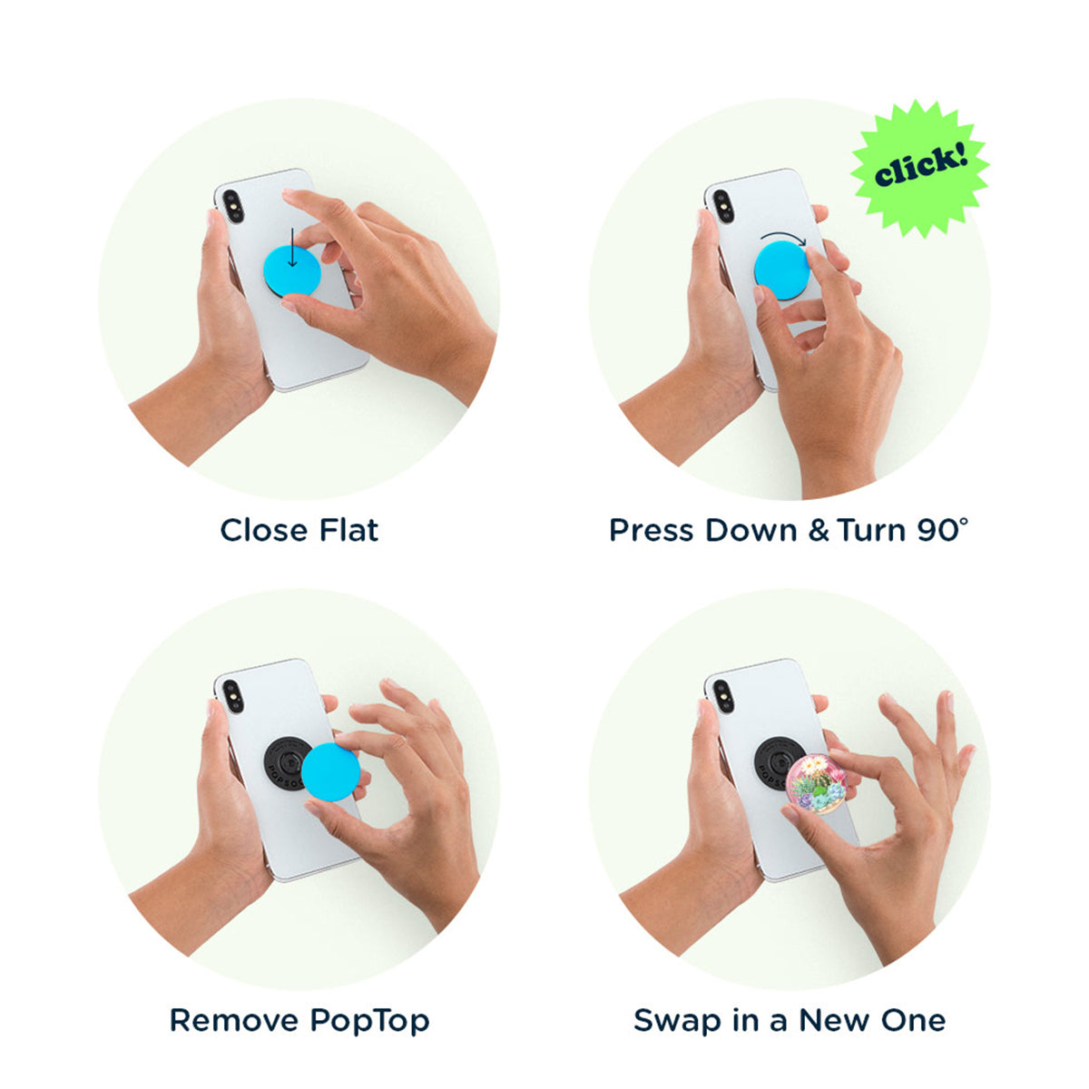 PopSockets Universal Licensed PopGripBulbasaur Terrarium